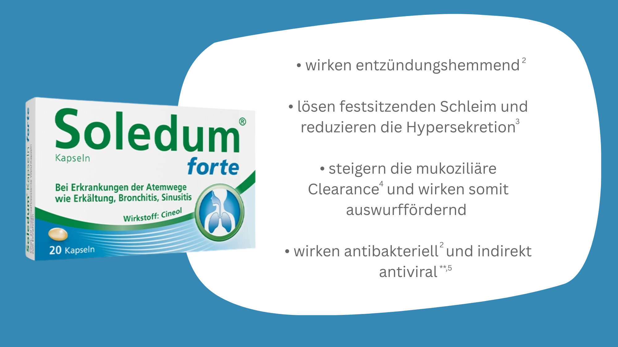 Soledum forte - Mit CNL-1976® gegen die Entzündung, Kasten rund, Packshot 20 Kapseln_korr